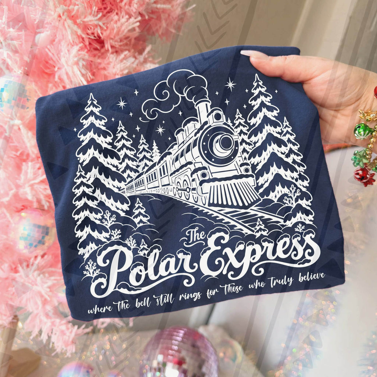 Polar express WHITE (Kai) DTF Transfer