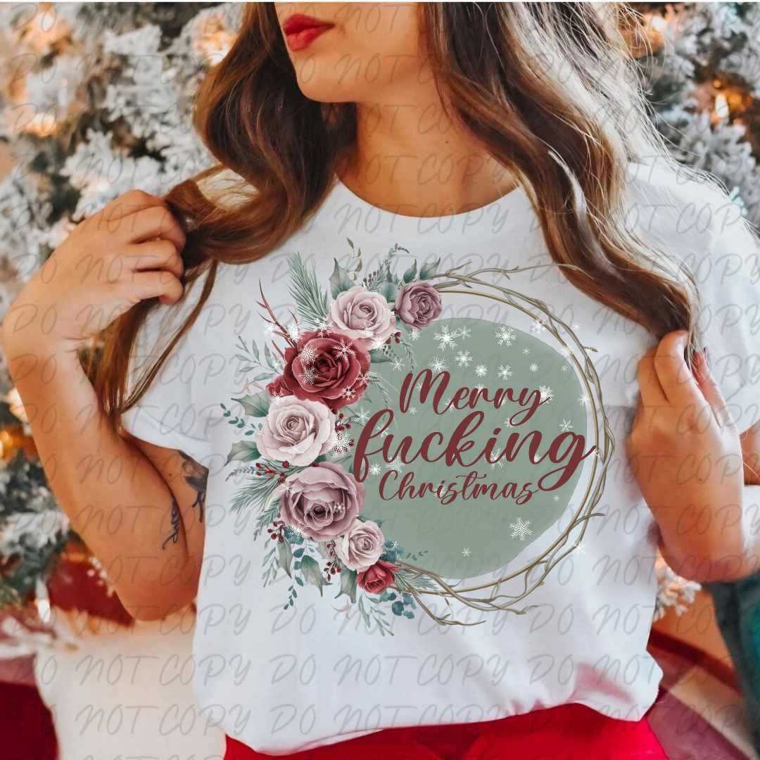 Merry fucking Christmas (vintage) 67310 DTF transfer