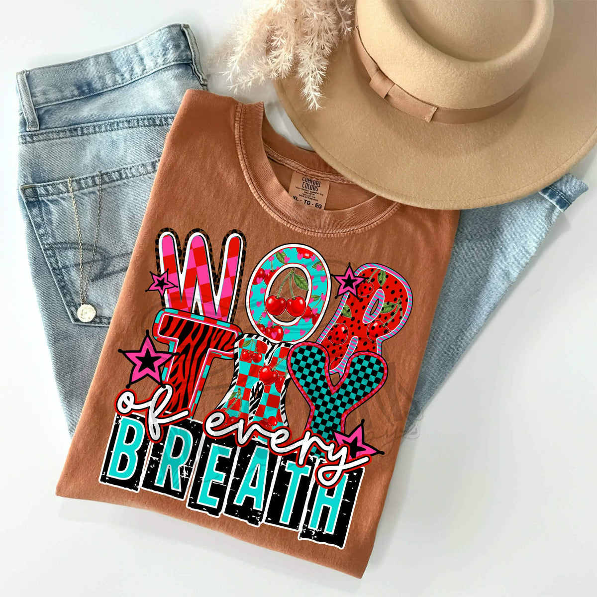 Worthy of every breath (CST) DTF Transfer