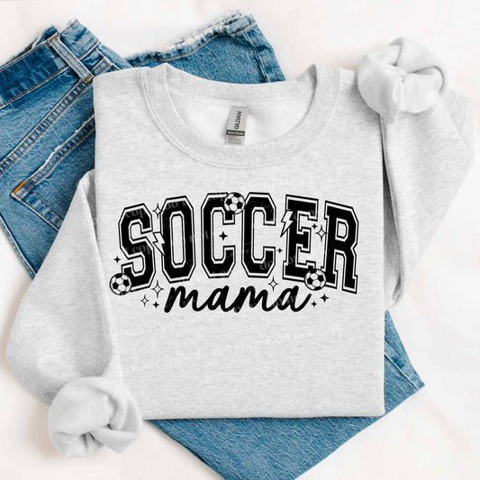 Soccer mama black (CSC) 77242 DTF transfer