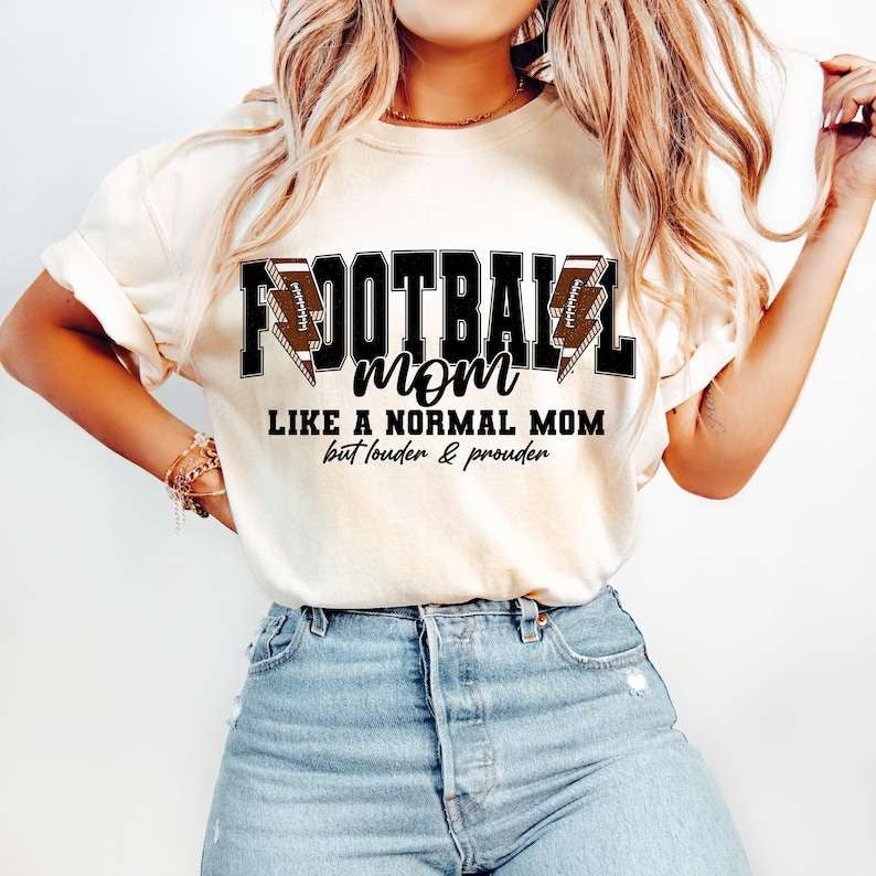 Football mom like a normal mom 62271 DTF transfer