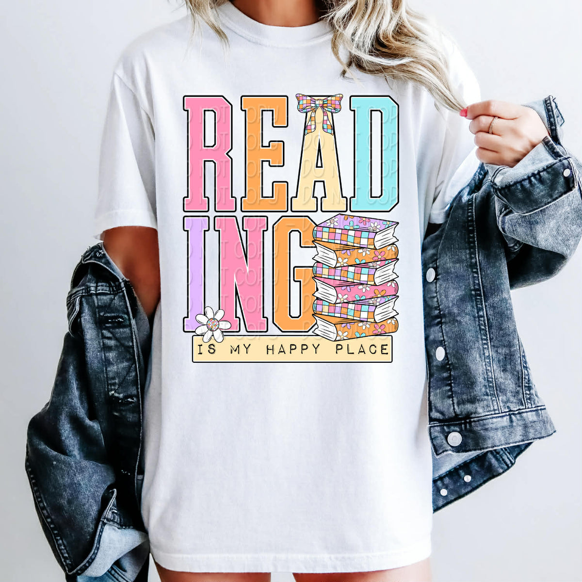 Reading is my therapy (DWS) DTF Transfer