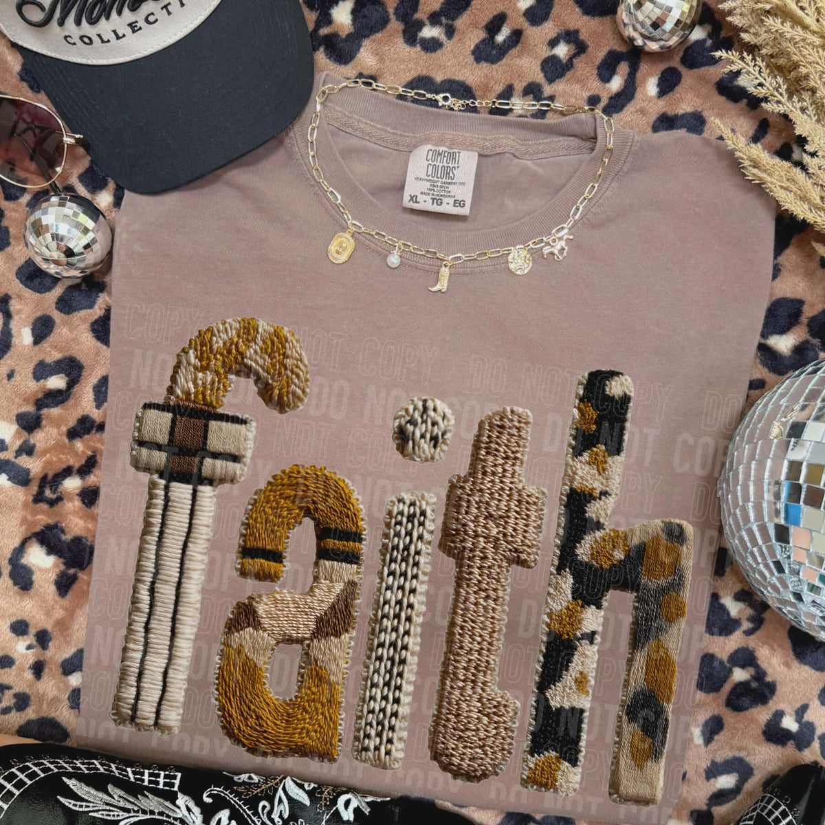 Faith faux yarn (Sbb) DTF Transfer