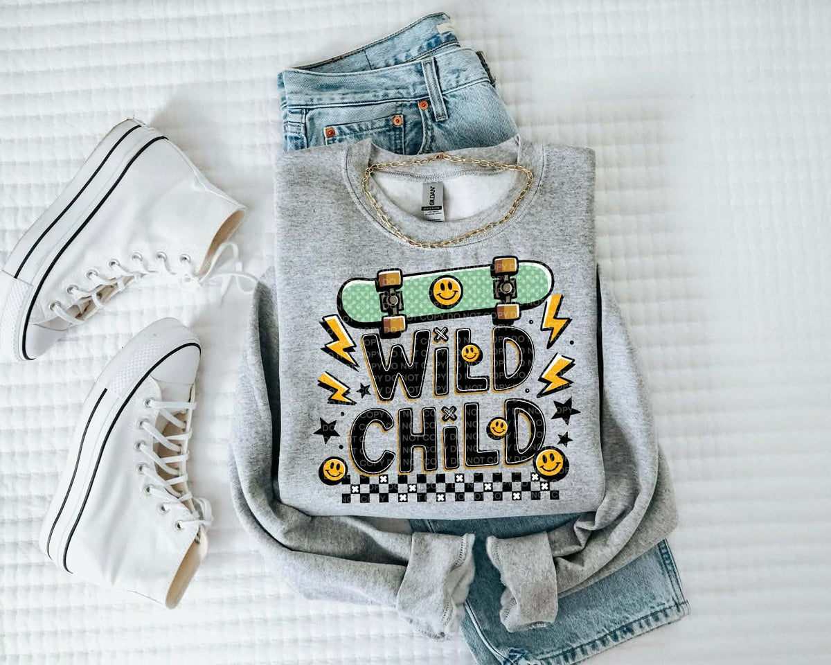 Wild child Skateboard (SCG) DTF transfer