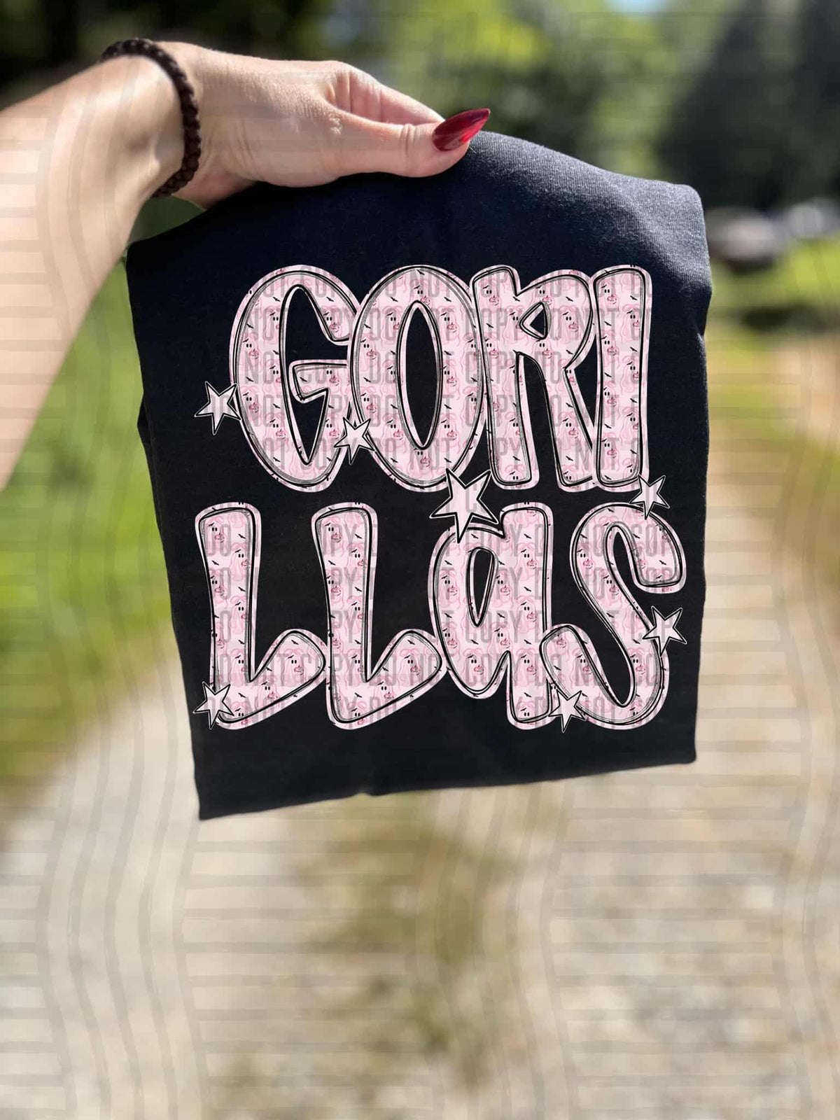 Gorillas Mascot ghost (caplinger) DTF transfer