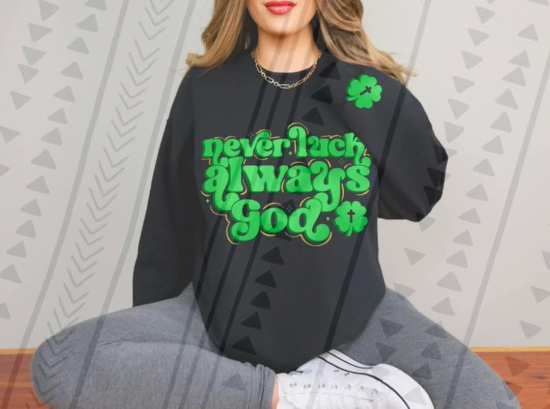 Never luck always god FRONT 91402 TF transfer