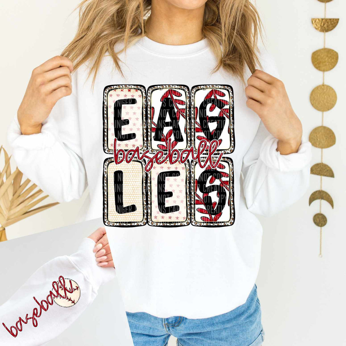 Eagles Baseball FRONT (caplinger) 82591 DTF transfer