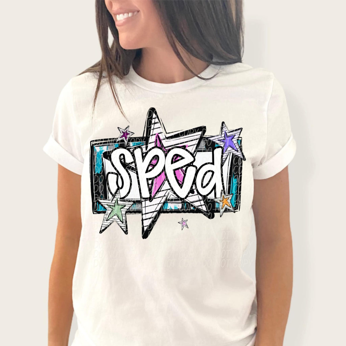 Sped stars (CITY) 85468 DTF transfer