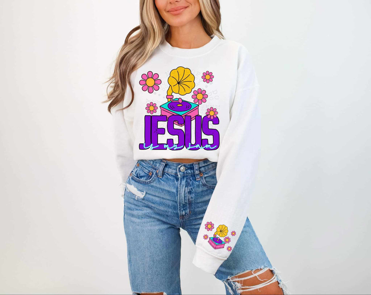 Jesus is my jam FRONT 75330 DTF transfer