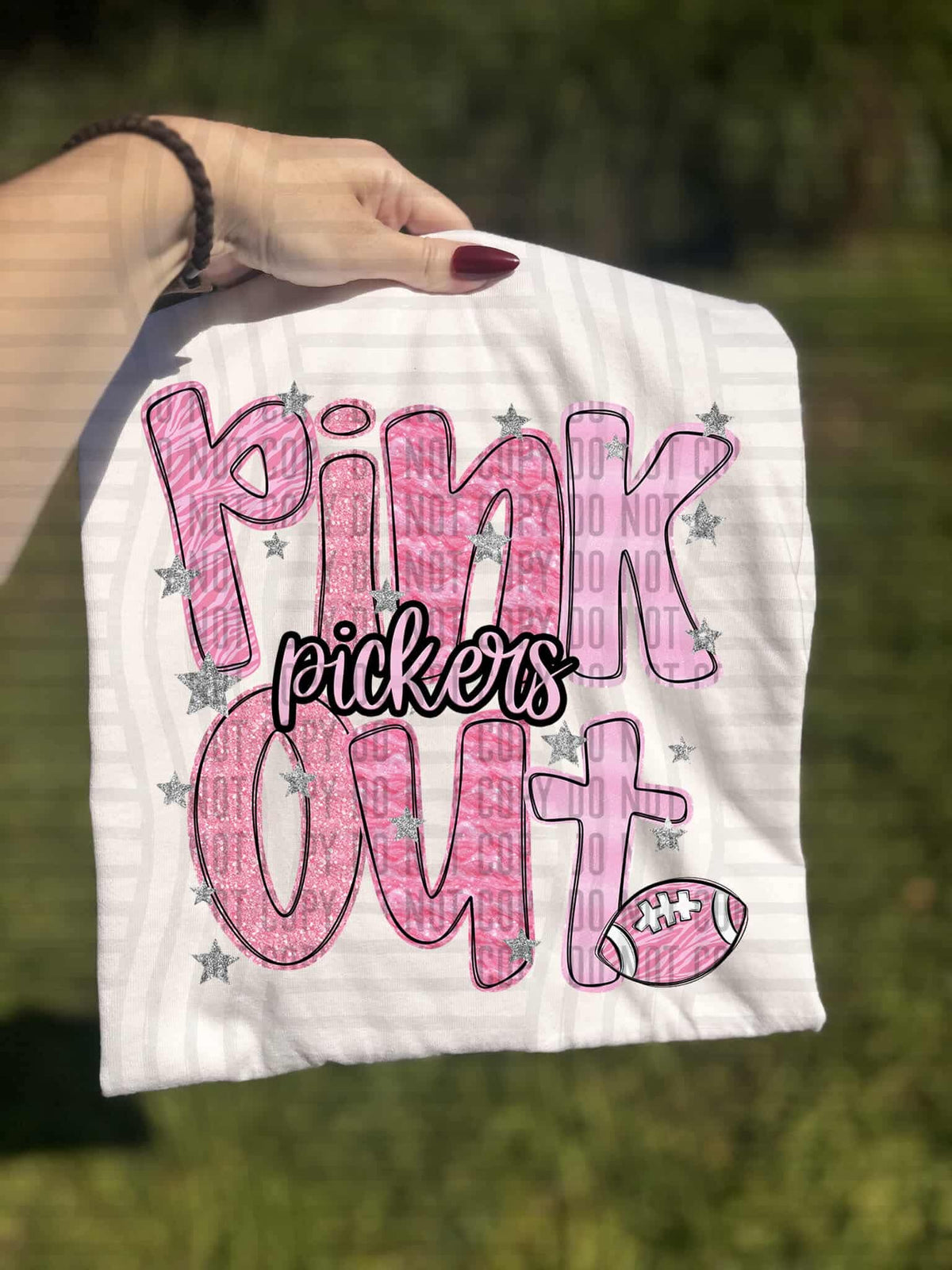 Pink out sparkles Pickers (Caplinger) DTF transfer
