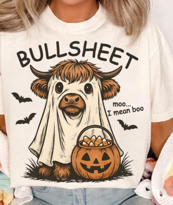 Bullsheet i mean Boo DTF transfer