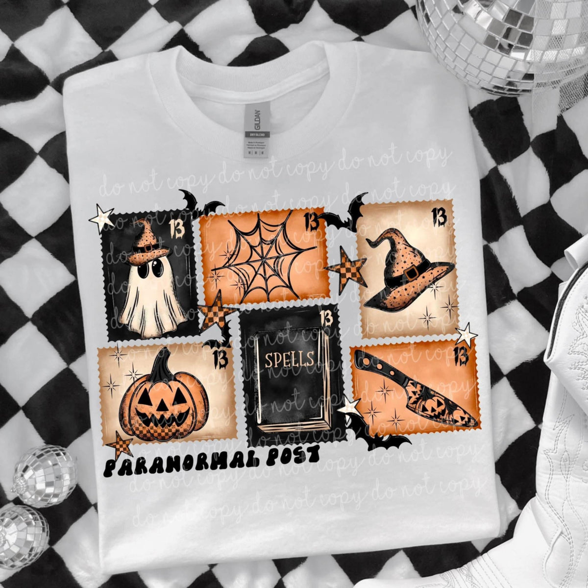 Paranormal Post Stamps (MMD) DTF transfer