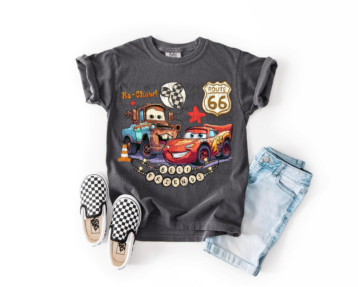 Best friends cars Sunday Special DTF transfer