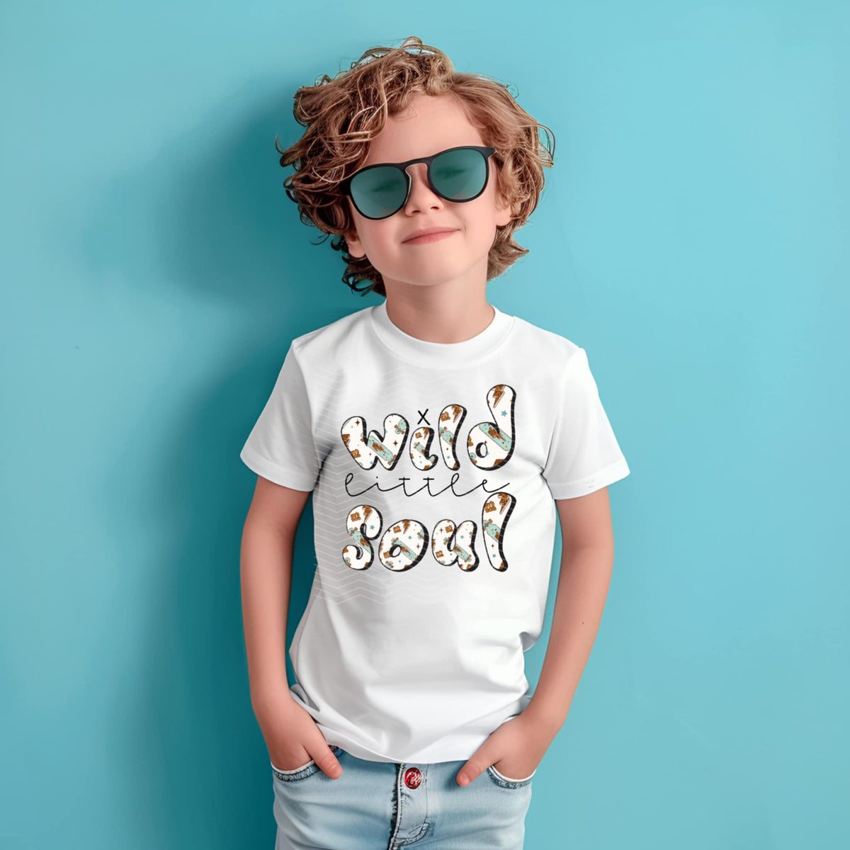 Wild Little Soul lightning bolt font 111567 DTF transfer