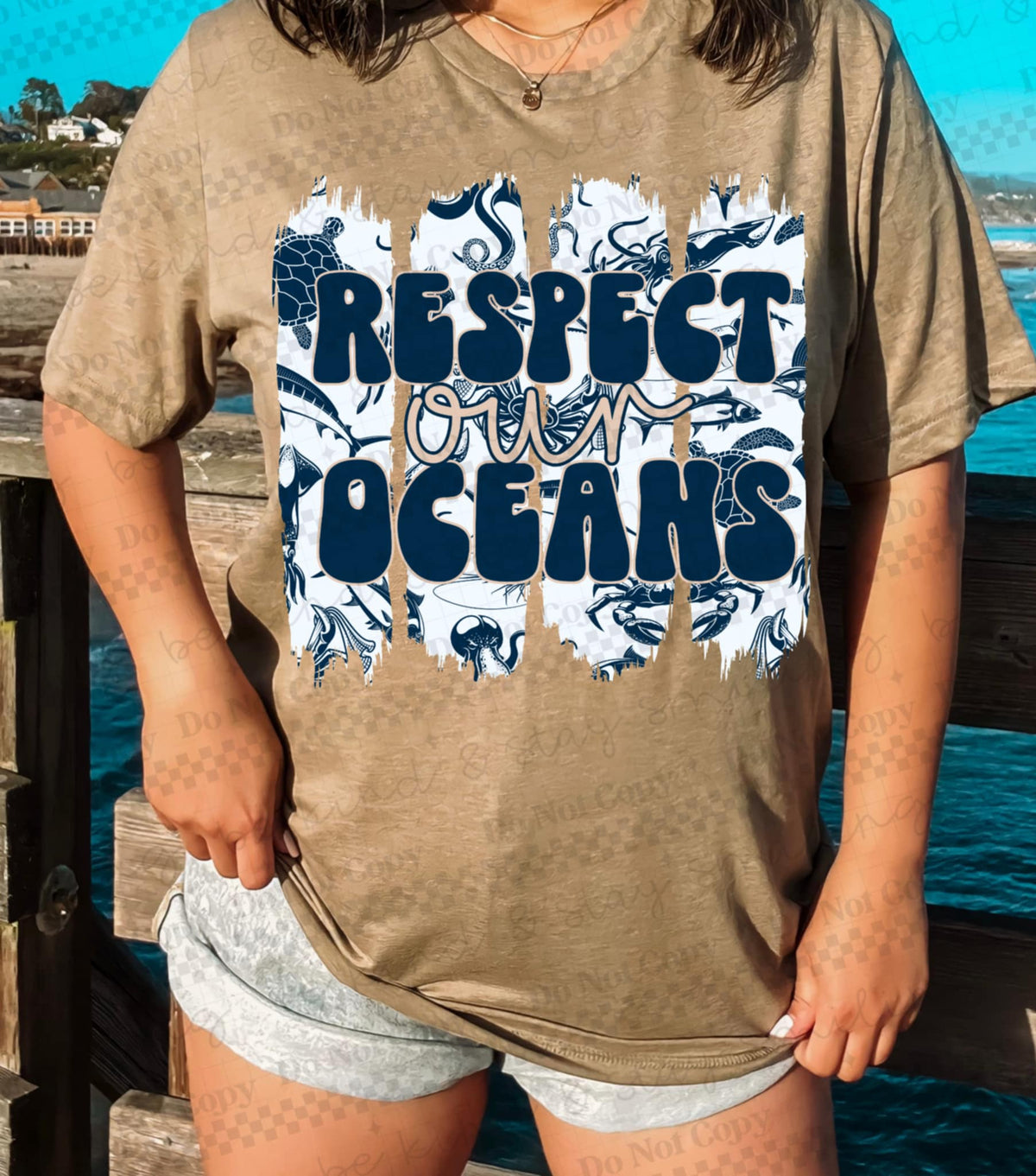 Respect our oceans (CMLD) 96537 DTF transfer