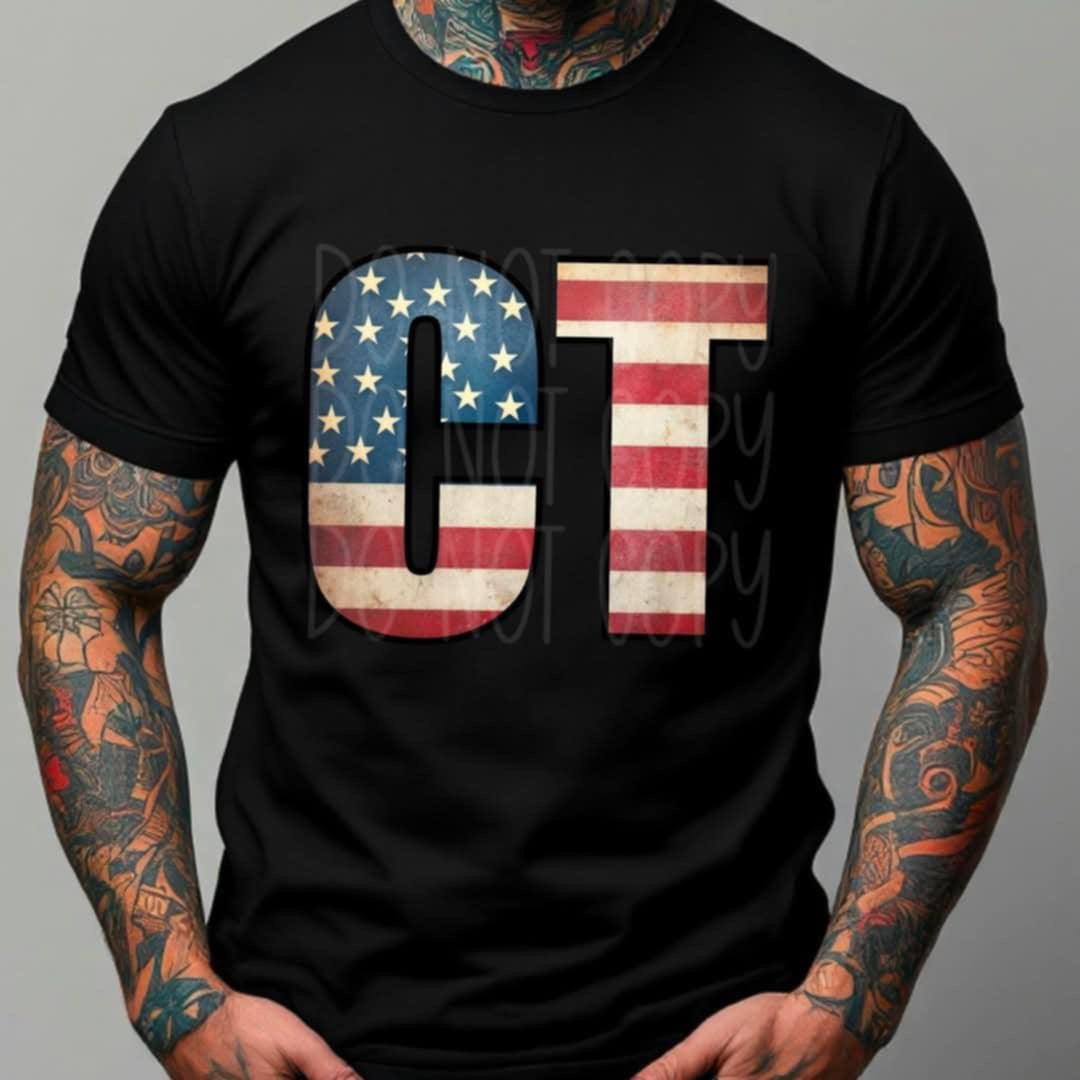 Patriotic States Initials