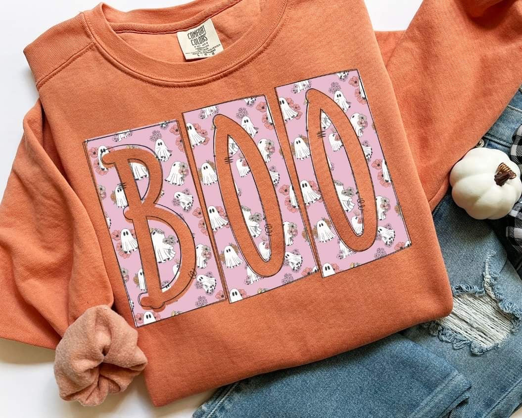 Boo ghost blocks (S&G) 52774 DTF transfer