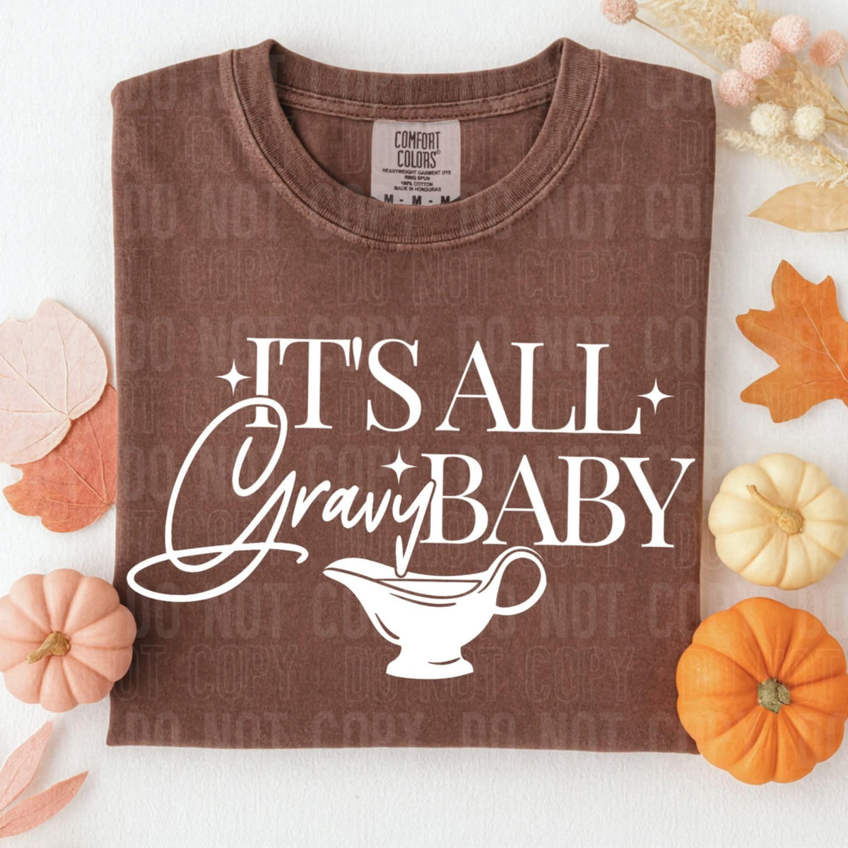 It’s All Gravy Baby WHITE SBB DTF transfer