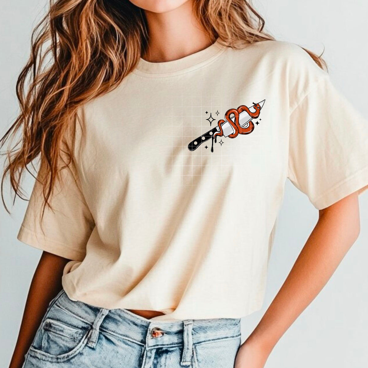 Knife in my back BLACK POCKET (CSC) DTF Transfer