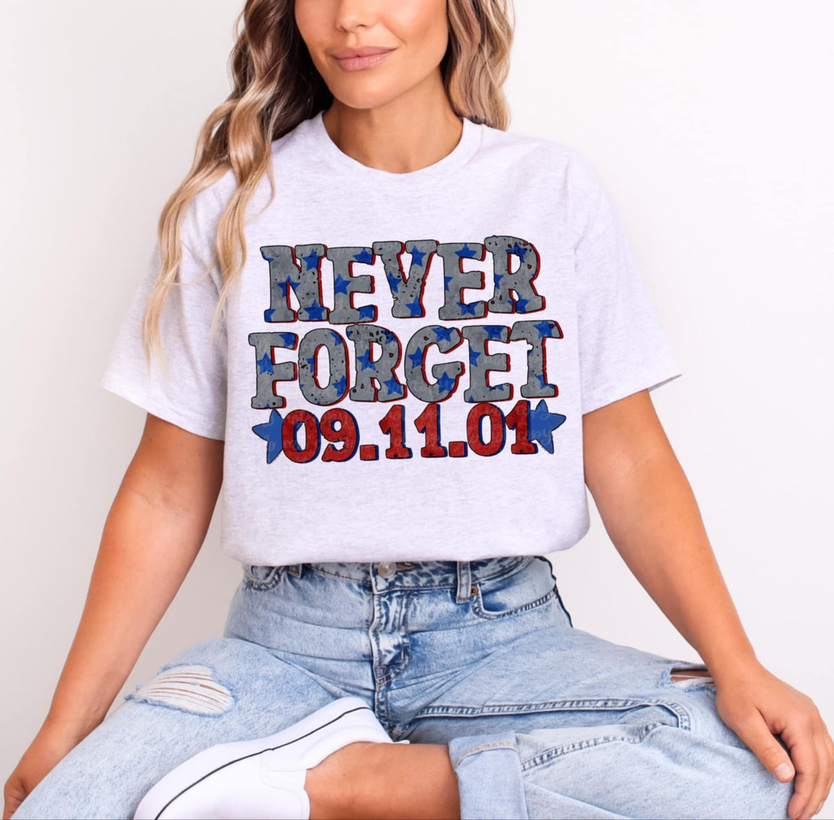 Never forget 9.11.01 94709 DTF transfer