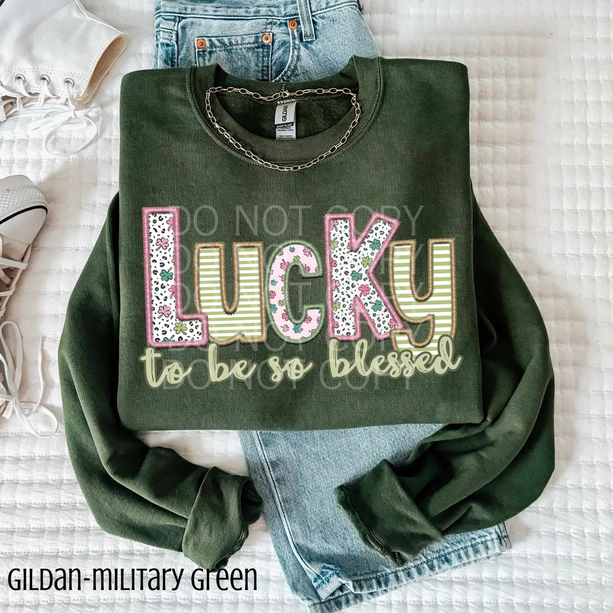 Lucky to be so blessed (CSG) 80711 DTF transfer