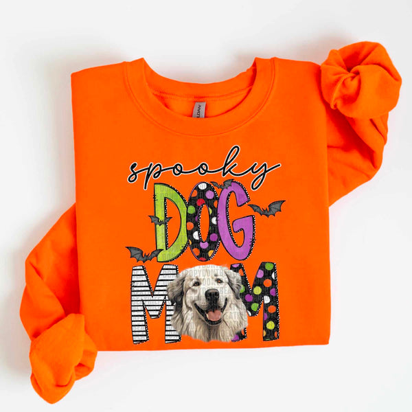 Spooky dog mom Great Pyrenees 55478 DTF transfer