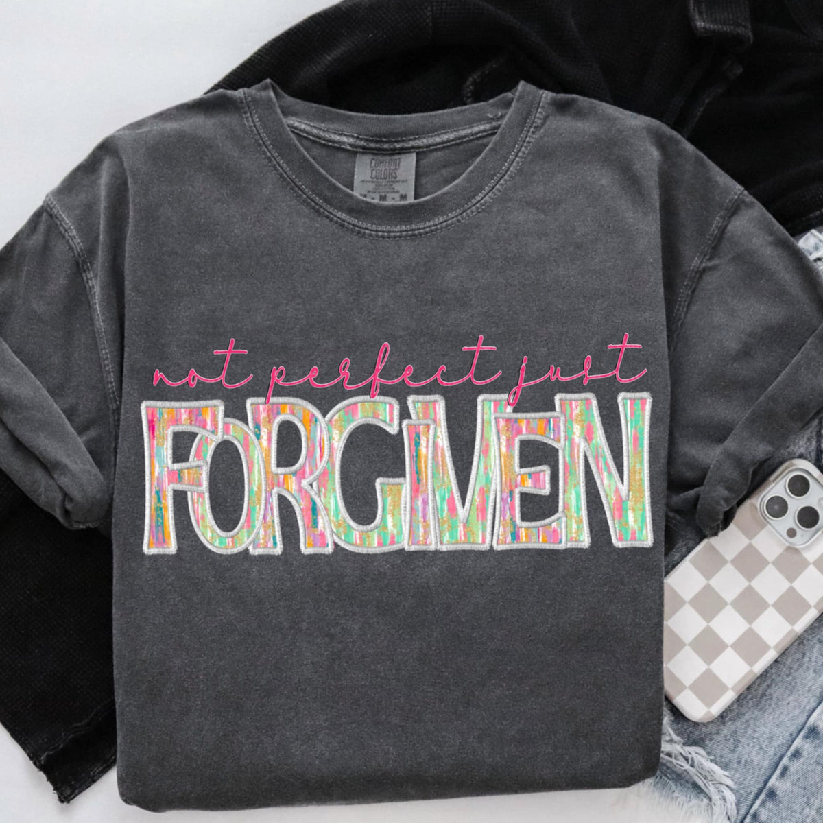 Not perfect just forgiven (SDD) 97692 DTF transfer