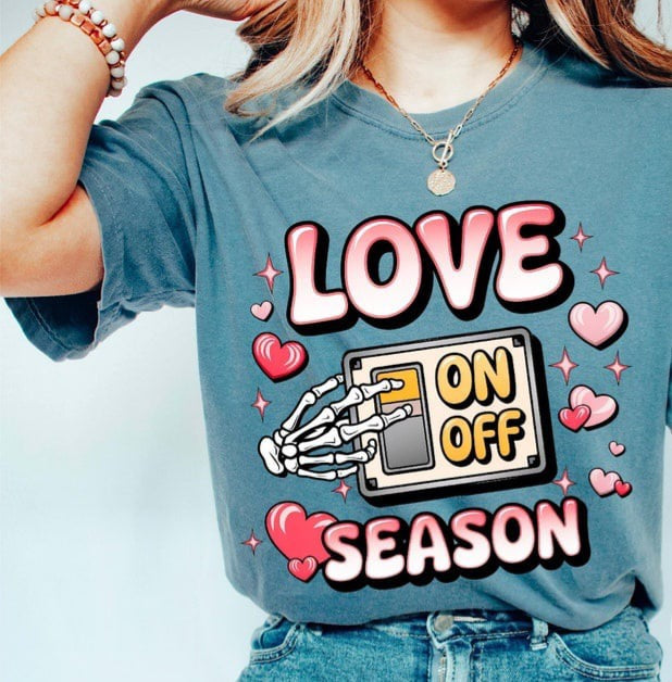 Love season light switch 75896 DTF transfer