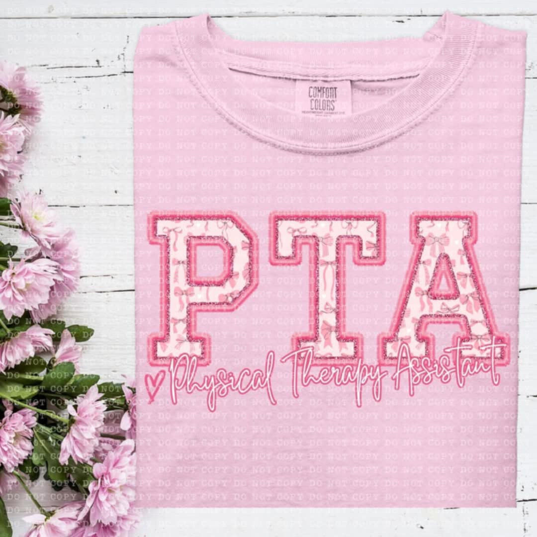 PTA physical therapy assistant coquette (ECHT) 93888 DTF transfer