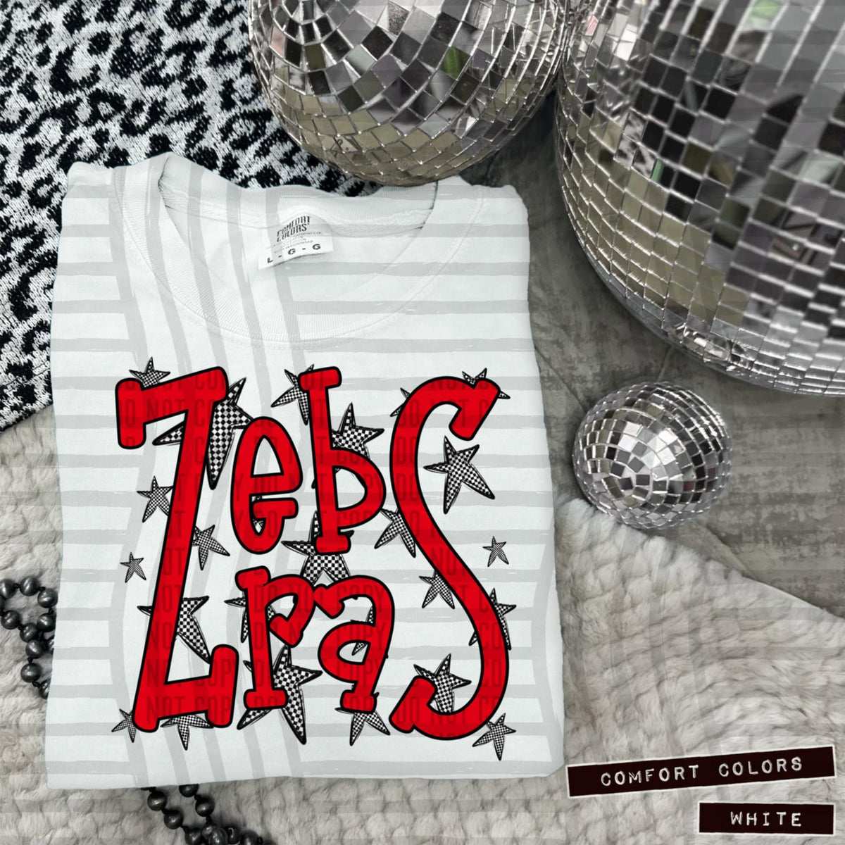 Red Staggered Mascots (Caplinger)