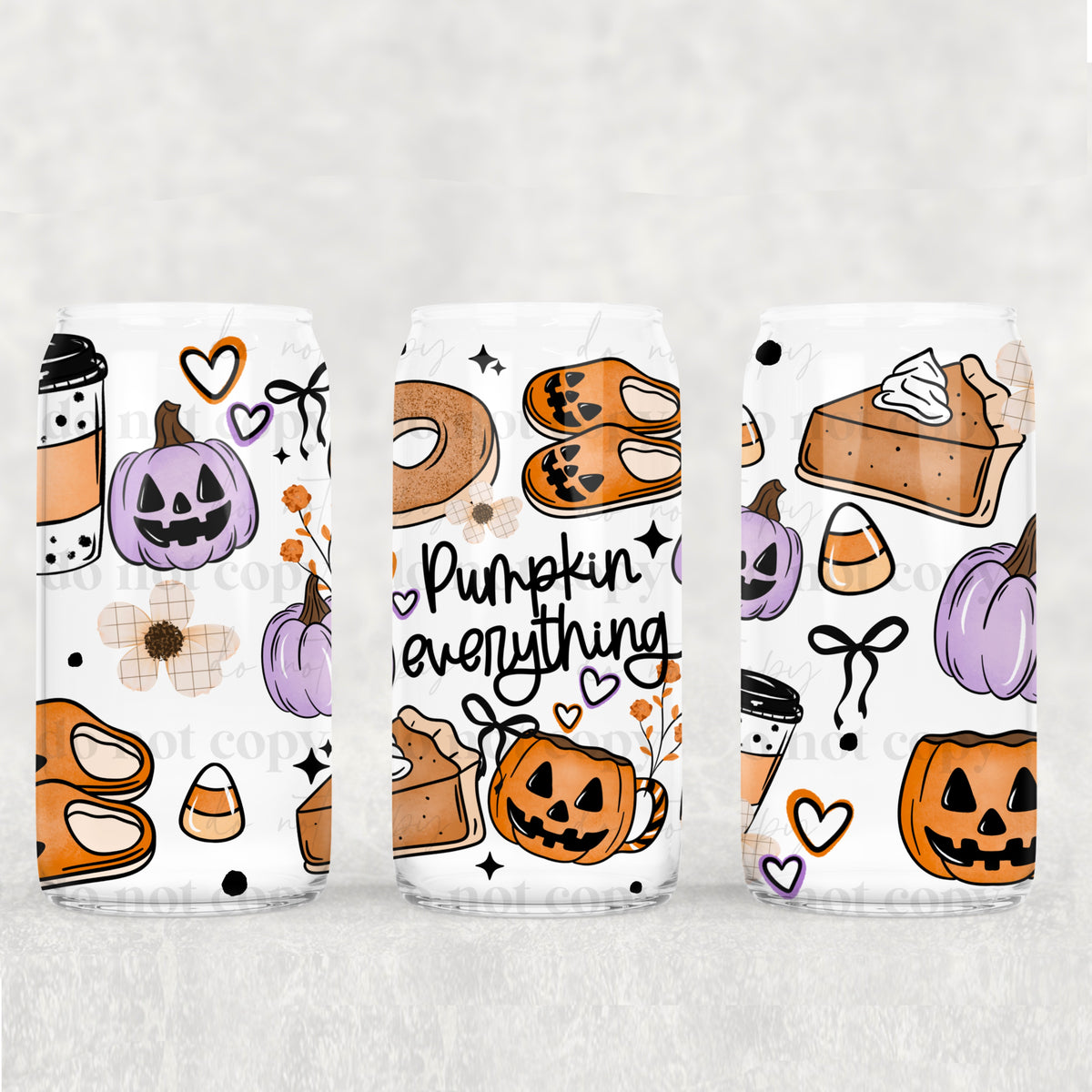 Pumpkin Everything (CSC) UV DTF Transfer