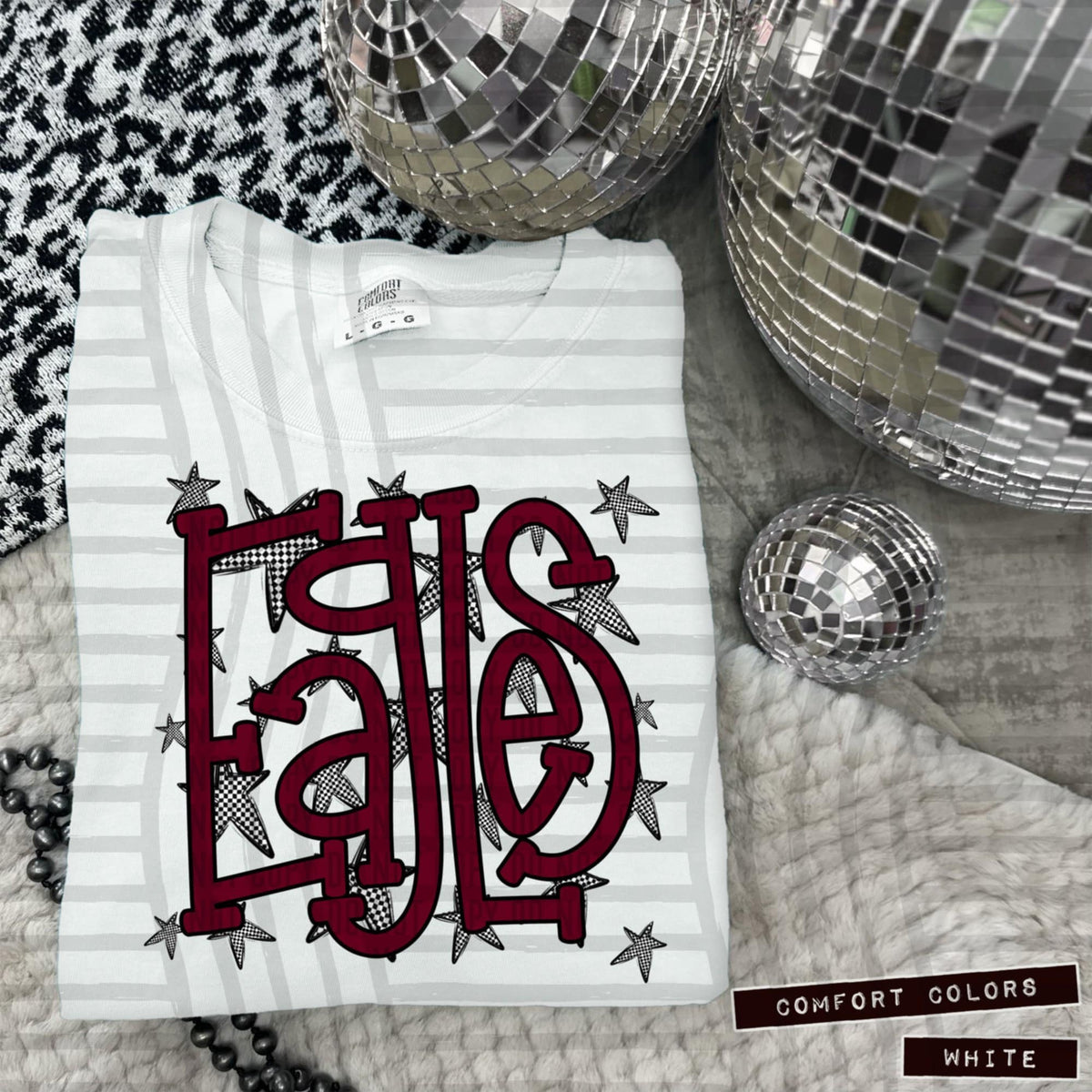 Maroon Staggered Mascots (Caplinger)