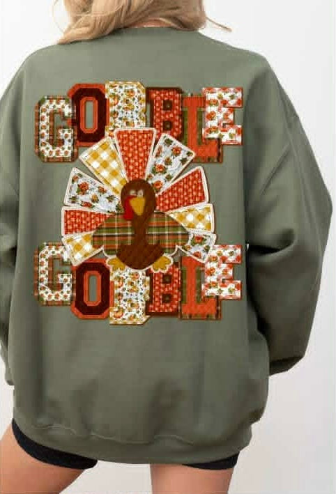 Gobble turkey (S&G) DTF transfer