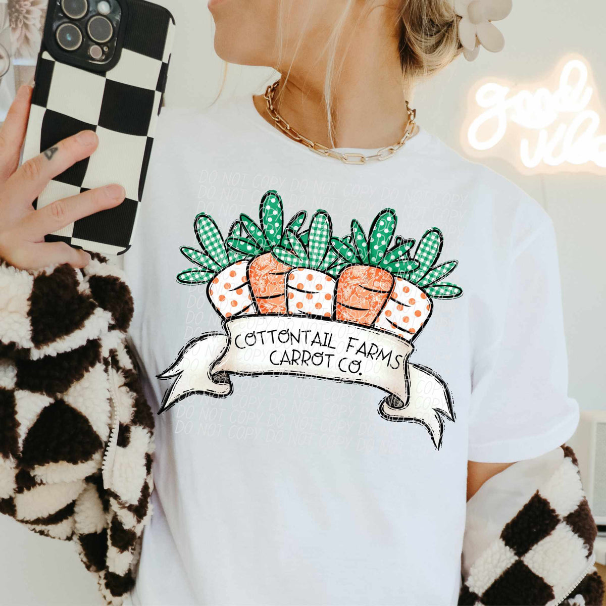 Cottontail farms carrot co banner (CITY) 85018 DTF transfer