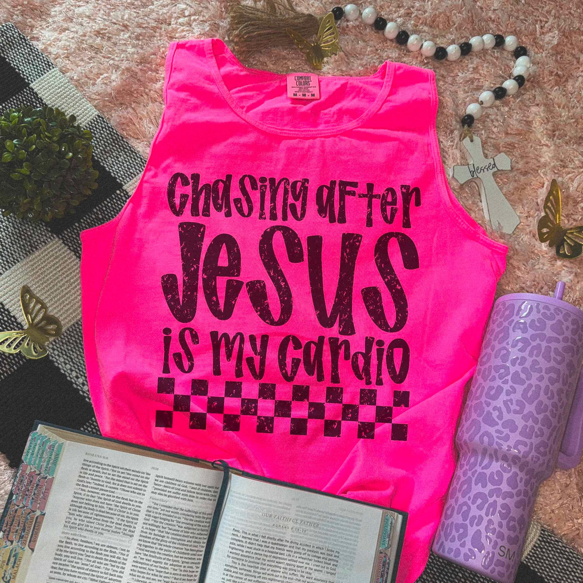 Chasing after Jesus is my cardio (SAL) DTF transfer