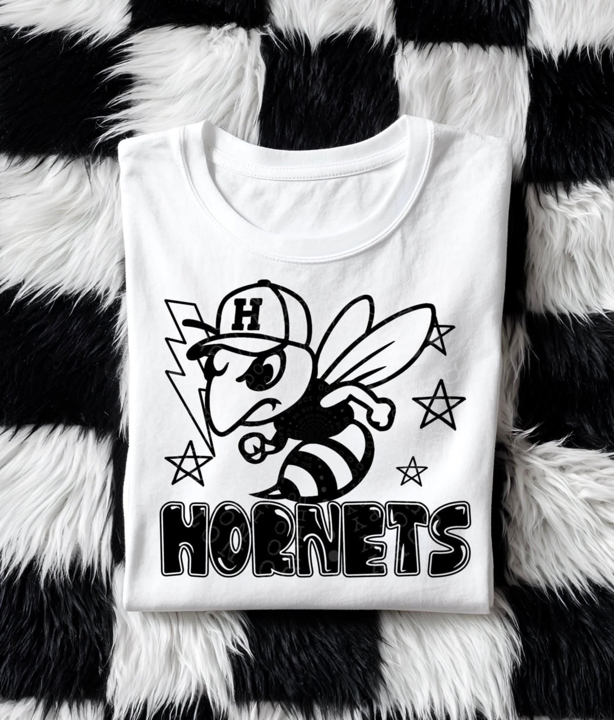 Hornets BLACK (C’s) DTF transfer