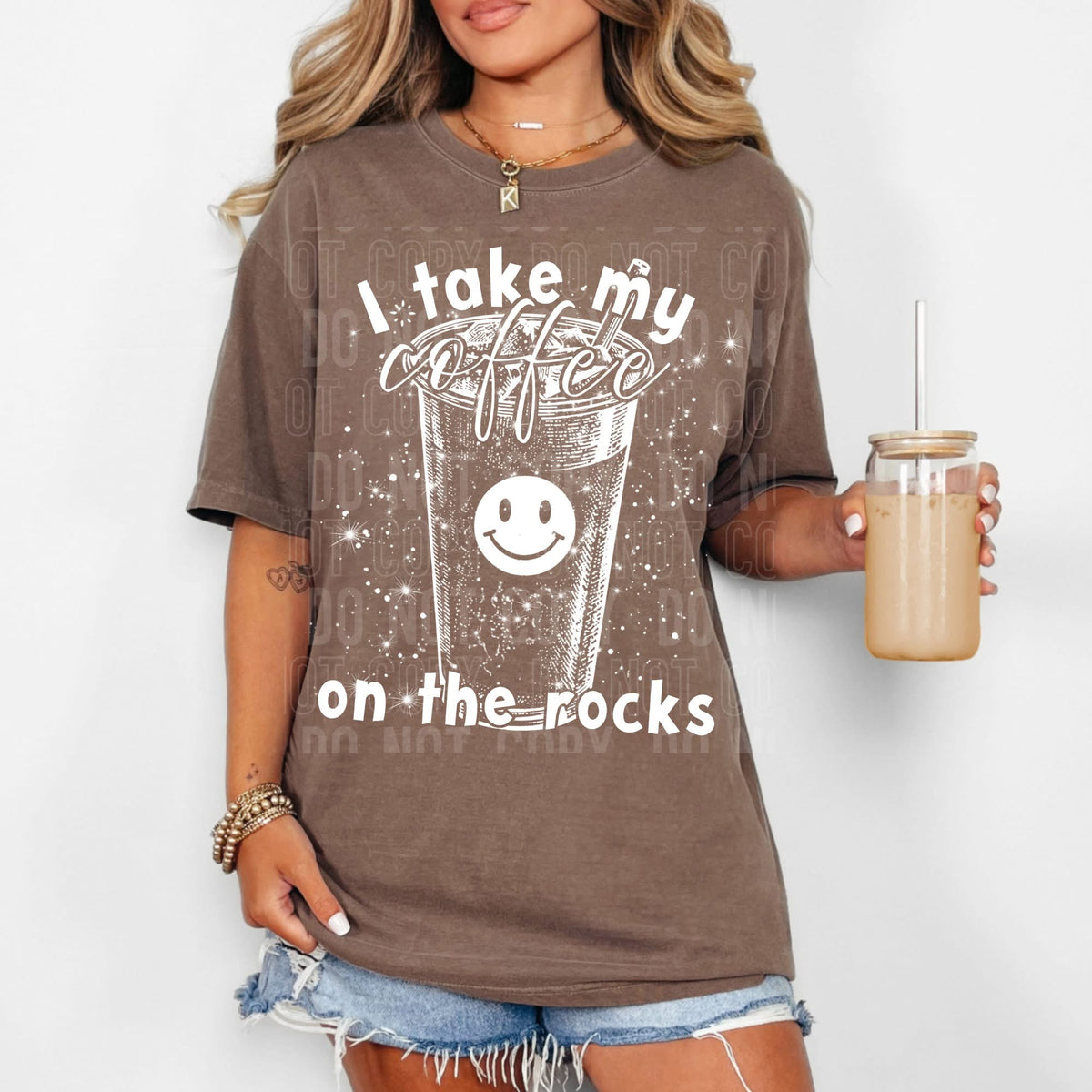 Coffee on the rocks (SBB) DTF transfer