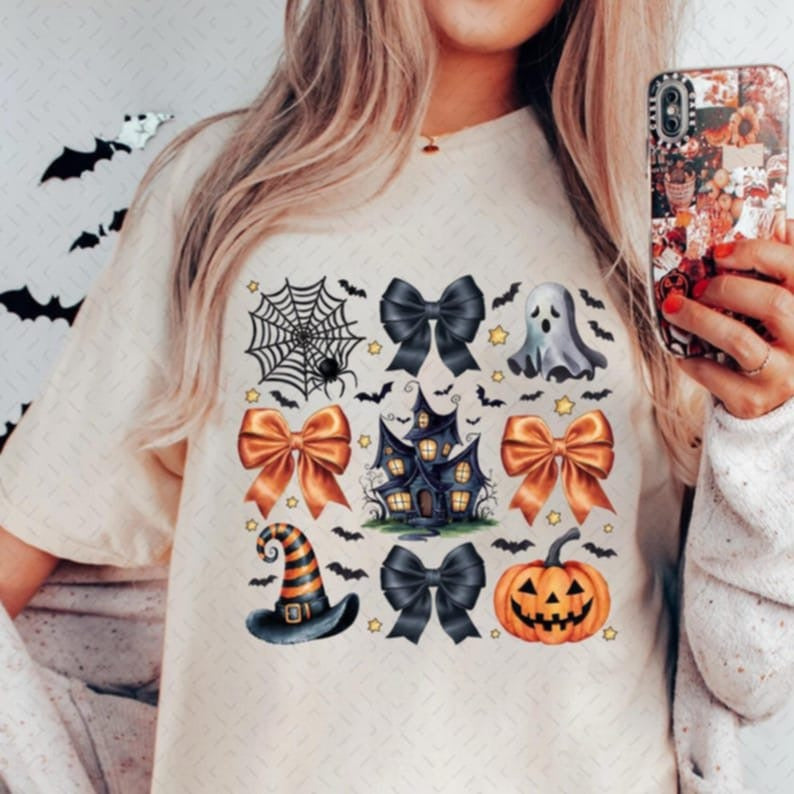 Halloween collage 107755 DTF transfer