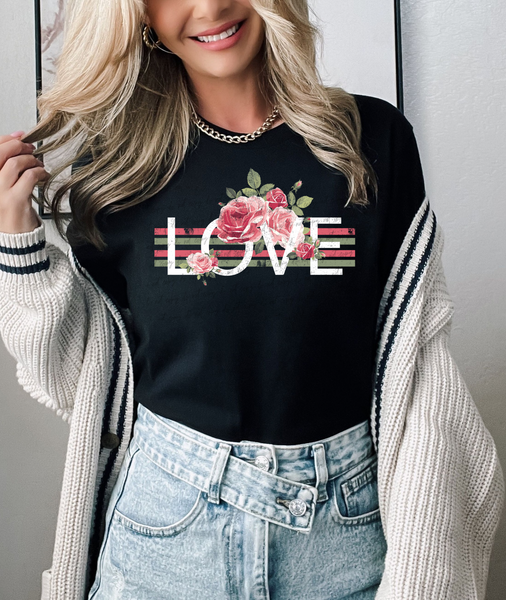 Love with roses 56372 DTF transfers