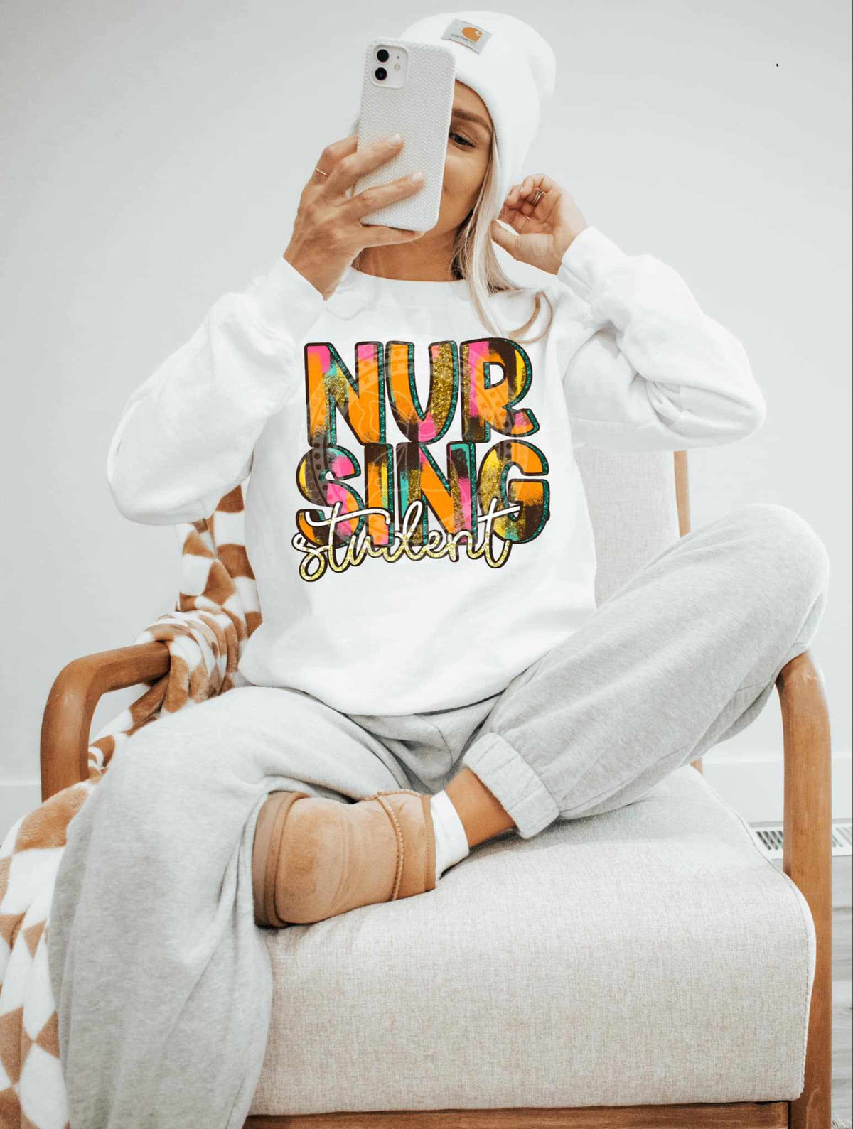 Nursing student brushstroke (C’s) 84057 DTF transfer