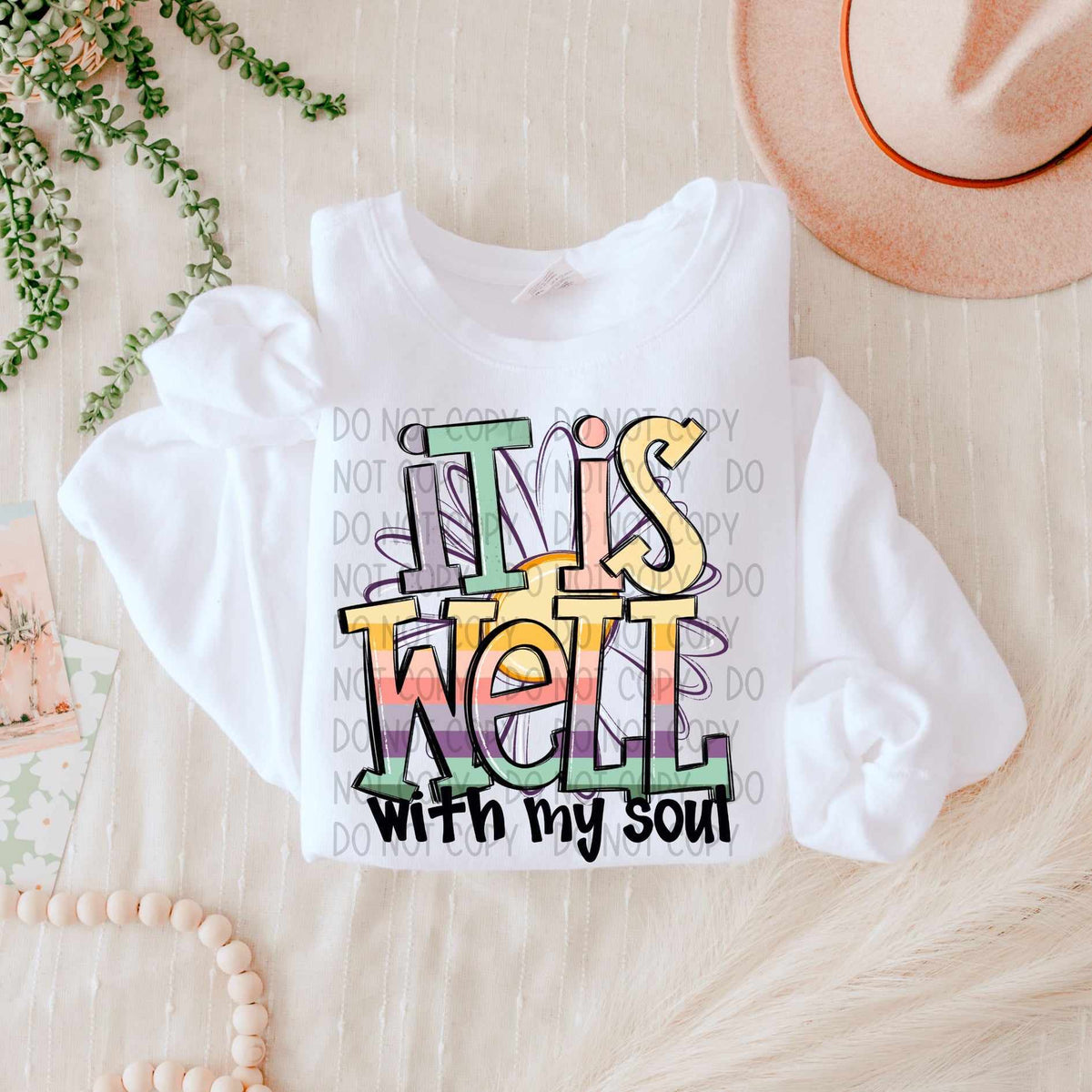 It is well with my soul (SW) 60965 DTF transfer