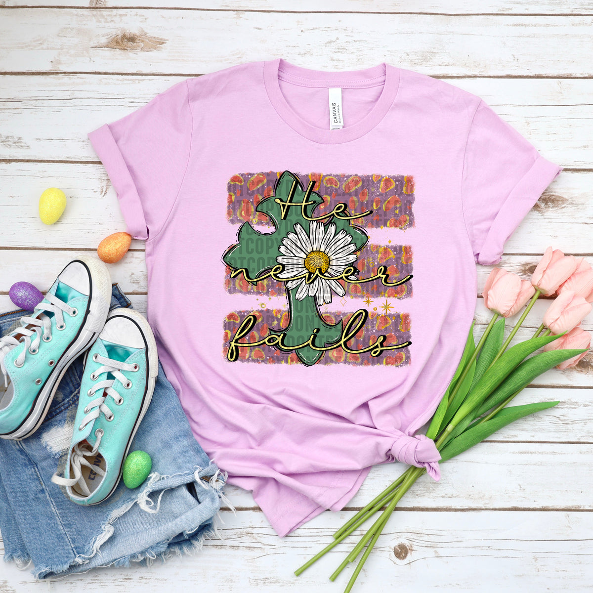 He never fails cross 103430 DTF transfer