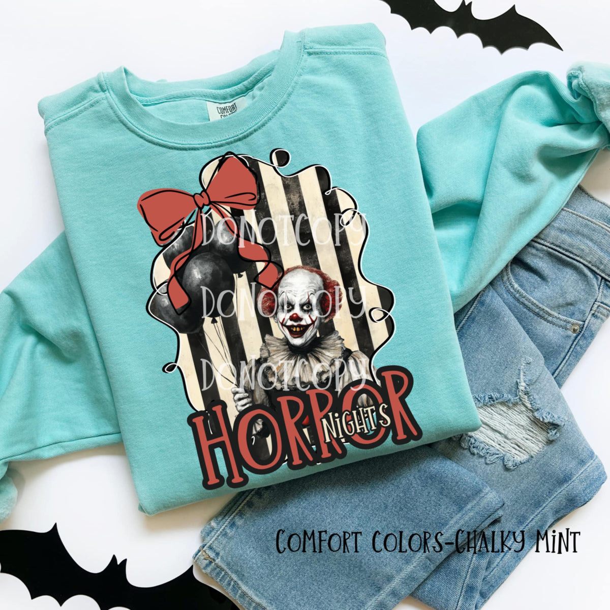 Clown Horror Frame (csg) DTF transfer