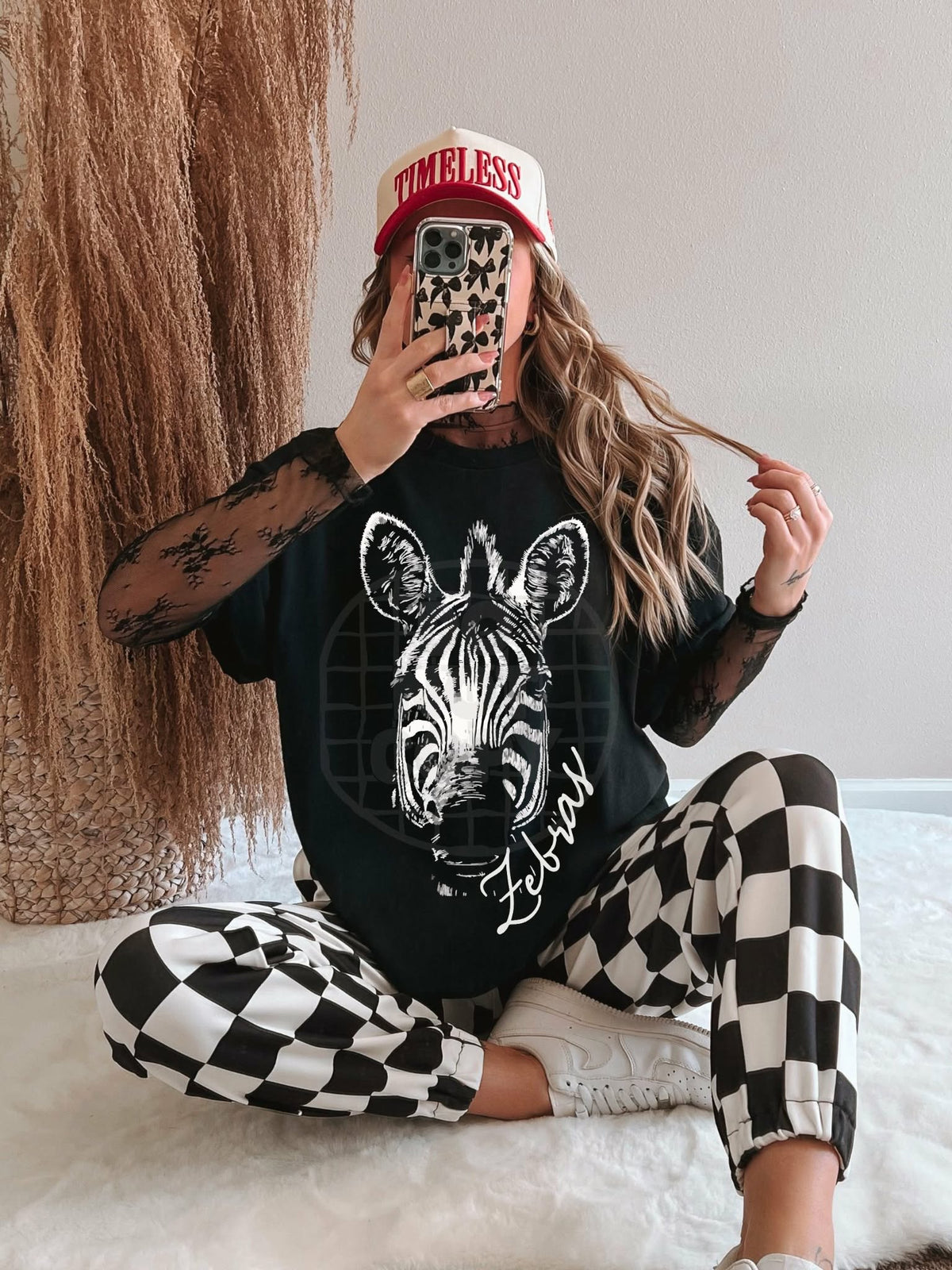 Zebras white mascot (PHDC) DTF transfer