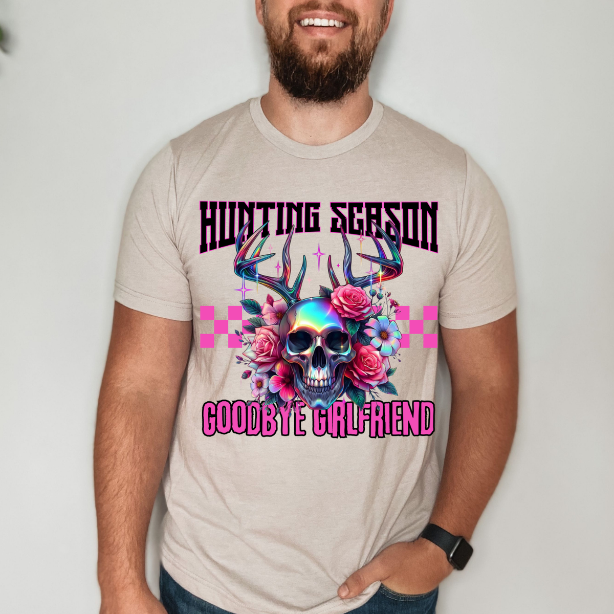 Hunting Season Goodbye Girlfriend (pink) 68608 DTF Transfer