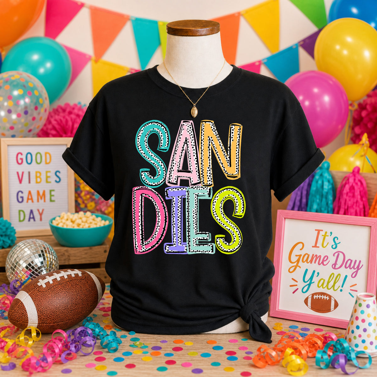 Sandies Dixie Dot (S&G) DTF transfer