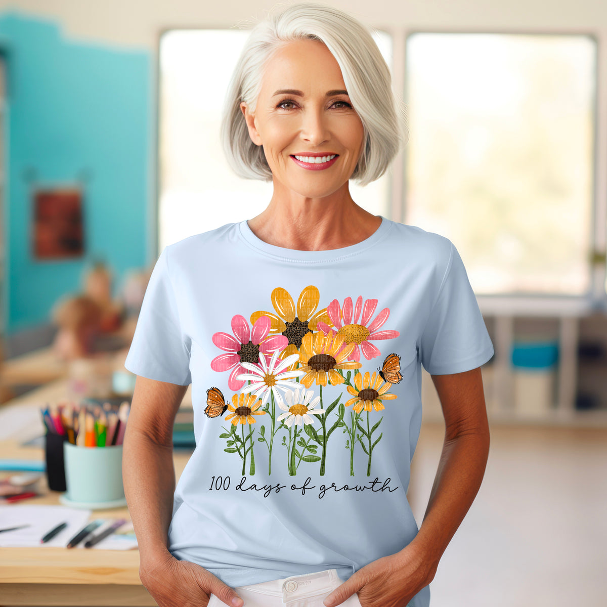 100 Days Of Growth (SDD) DTF Transfer