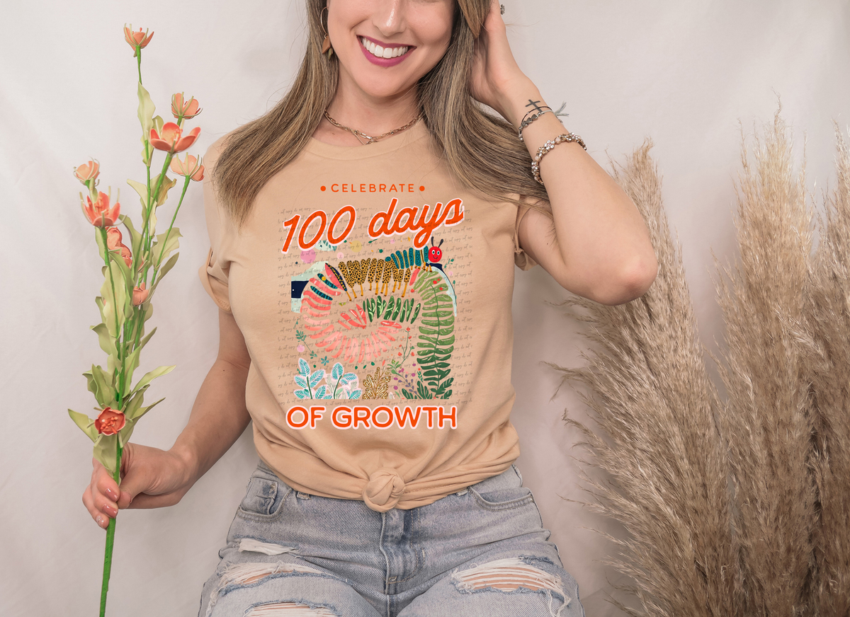 Celebrate 100 Days Of Growth (Teacher) 81253 DTF Transfer