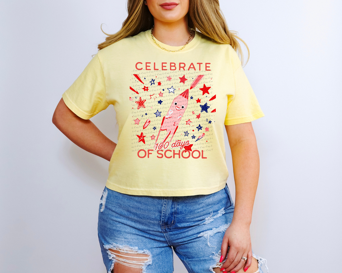Celebrate 100 Days of School (Teacher) 81260 DTF Transfer