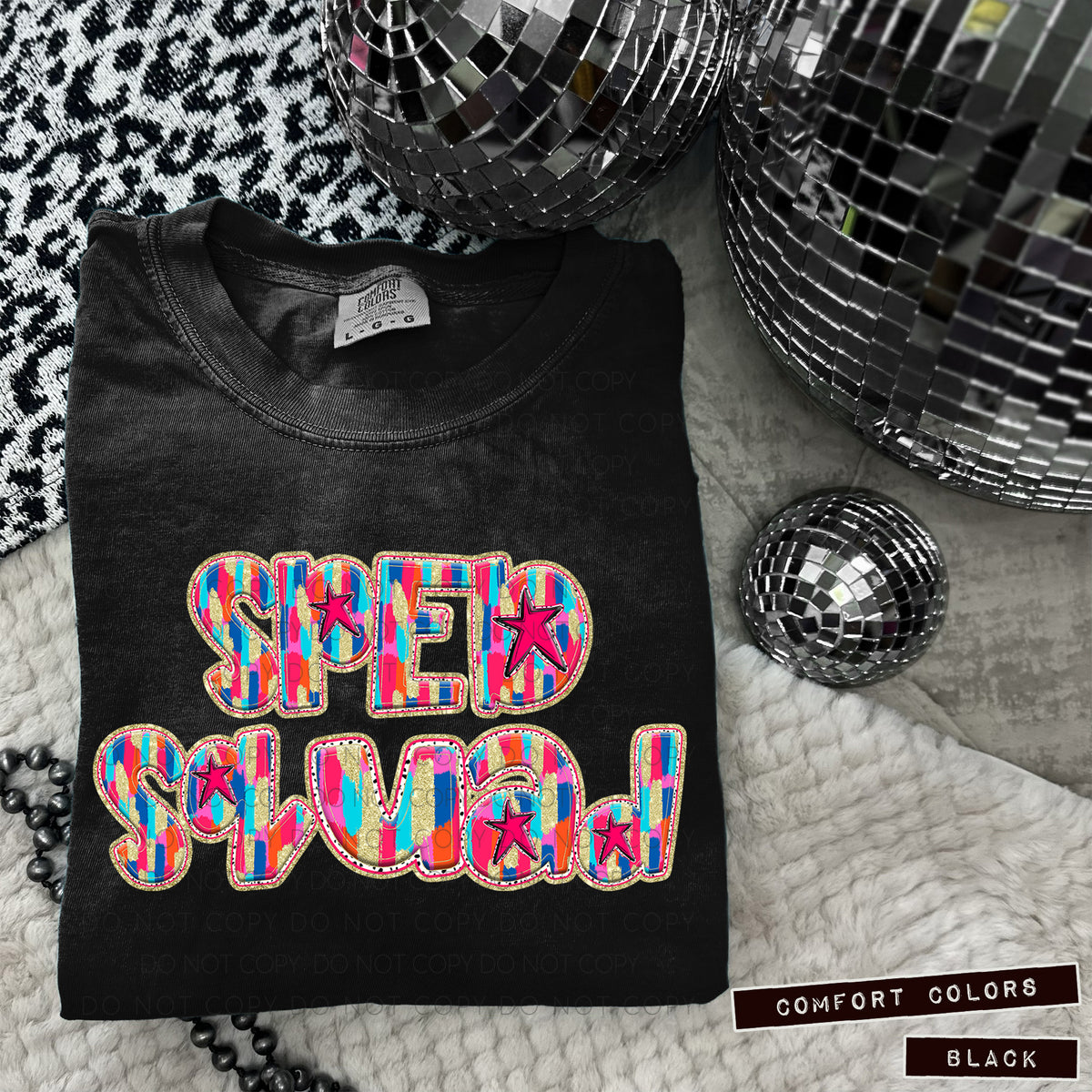 SPED Squad Tutti Brushstrokes (Caplinger) DTF transfer